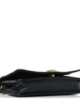 Caviar Quilted Boy Wallet On Chain WOC Black