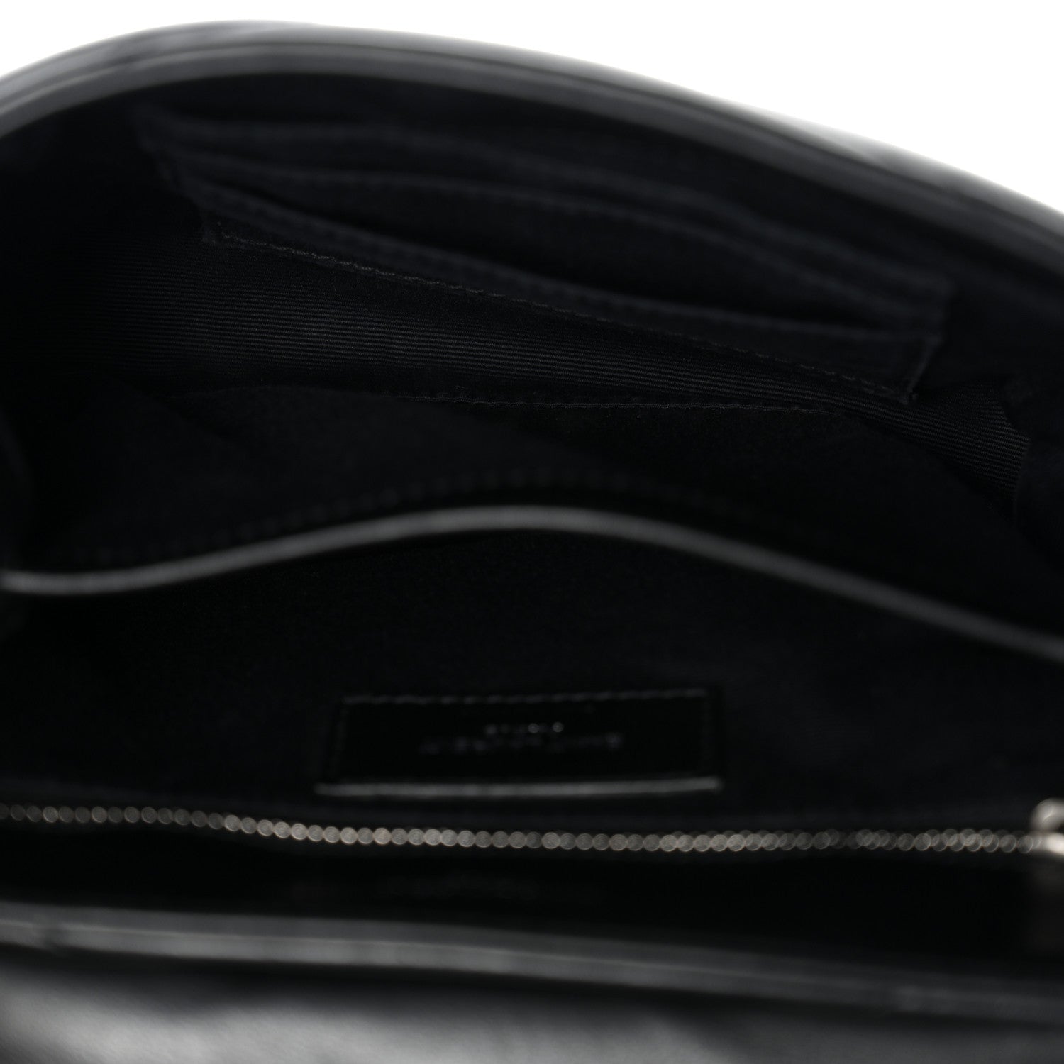 Calfskin Y Quilted Monogram Toy Loulou Crossbody Bag Black