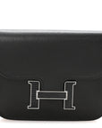 Evergrain Lizard Constance Slim Wallet Black