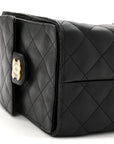 Caviar Quilted Small CHNL 25 Handbag Black