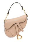 Grained Calfskin Mini Saddle Bag Fard