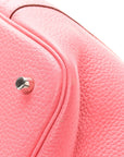 Taurillon Clemence Picotin Lock 22 MM Rose Azalee