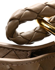 Nappa Intrecciato Large Andiamo Parachute Shoulder Bag Pinecone