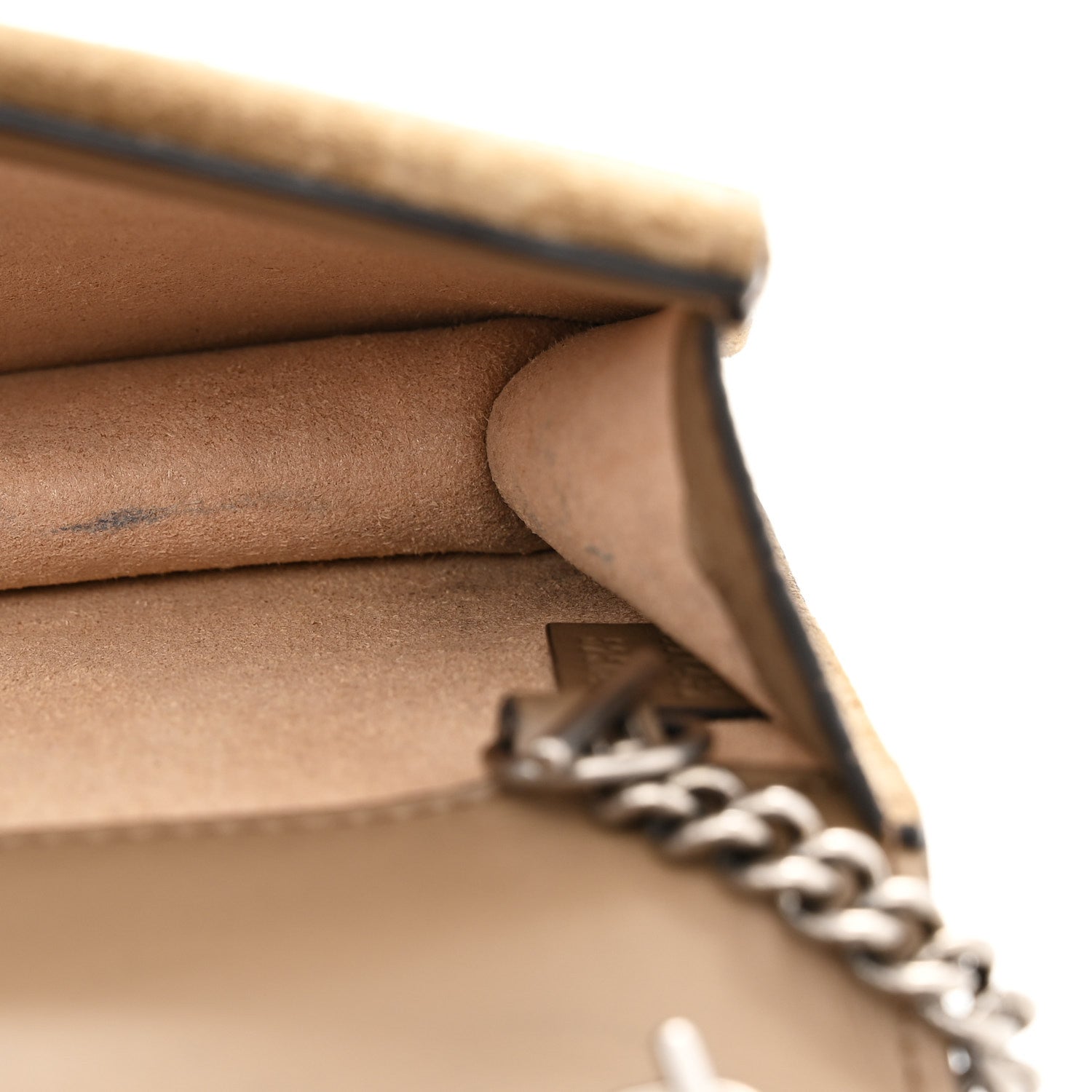 GG Supreme Monogram Super Mini Dionysus Shoulder Bag Taupe