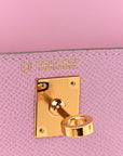 Epsom Horseshoe Mini Kelly Sellier 20 Mauve Sylvestre Craie