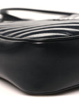 Calfskin Matelasse Monogram Monochrome Lou Camera Bag Black