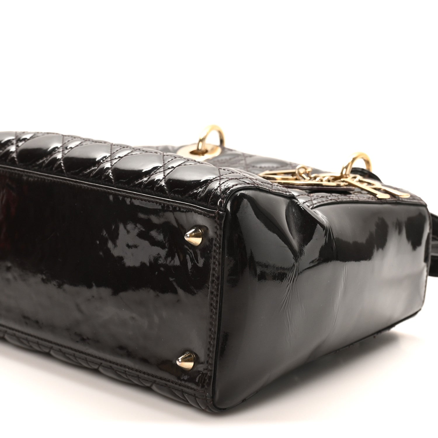 Patent Cannage Medium Lady D1OR Dark Brown