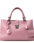 Light Calf Intrecciato Medium Roma Mallow