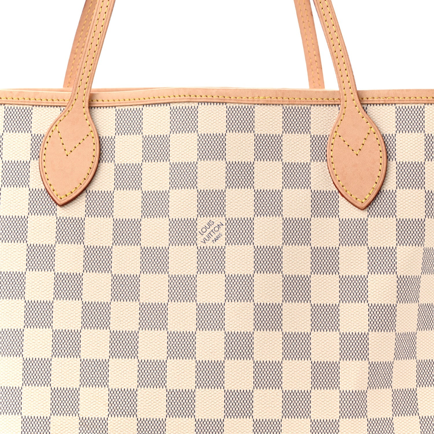 Damier Azur Neo Neverfull MM Rose Ballerine