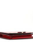 GCCIssima Signature Bowy Chain Wallet Hibiscus Red