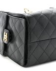 Caviar Quilted Small CHNL 25 Handbag Black