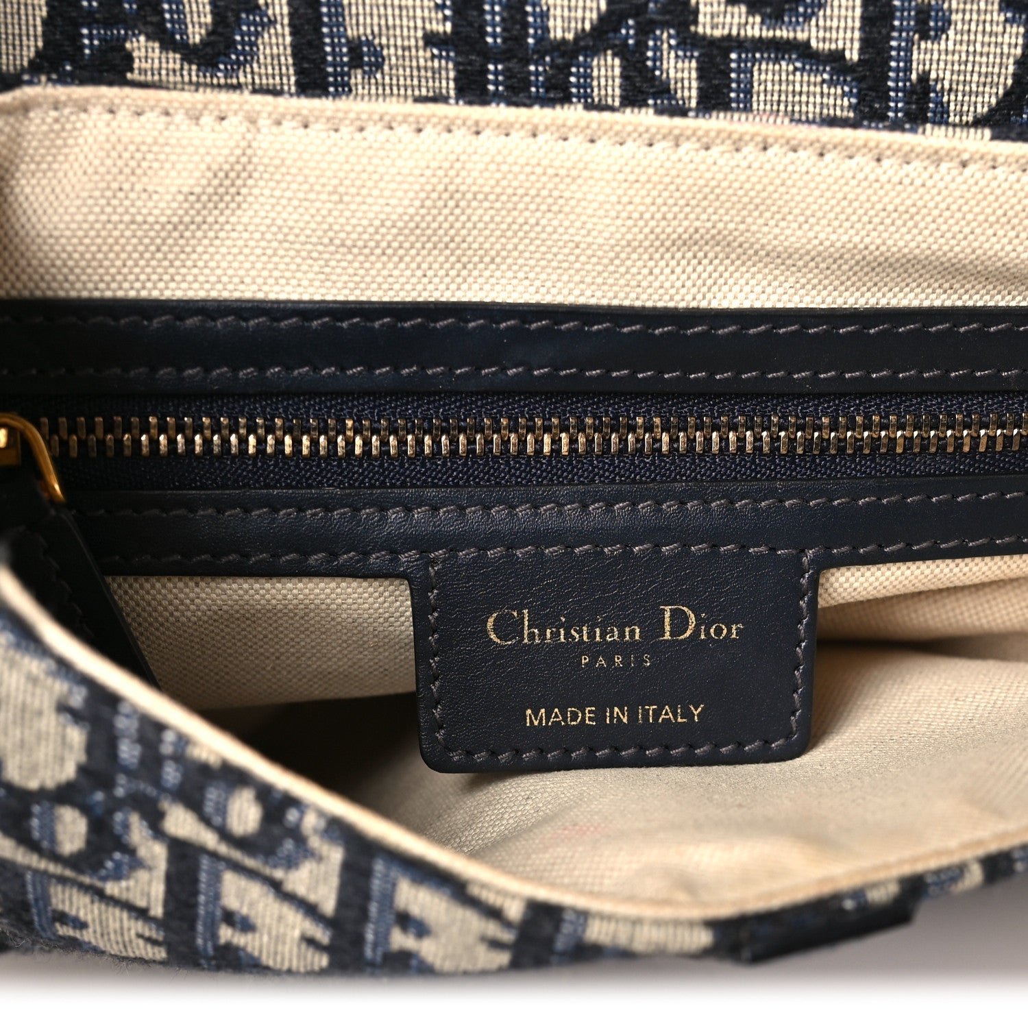 Oblique Saddle Bag Blue