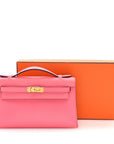 Swift Kelly Pochette Clutch Rose Azalee
