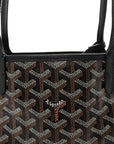 Goyardine Reversible Mini Anjou Black
