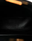 Snakeskin Nappa Mini Peekaboo Iconic Satchel Black