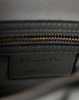 Grained Calfskin Saddle Bag Grey