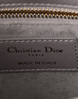 Calfskin Satin Celestial Bead Embroidery Embroidered Small Lady D1OR Grey Multicolor
