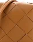 Lambskin Maxi Intrecciato Mini Cassette Camera Bag Acorn