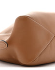 Soft Calfskin Large Aimee Shoulder Bag Caramel