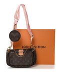 Monogram Multi Pochette Accessories Rose Clair