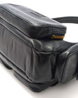 Nappa Multi Pocket Hobo Black