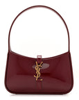 Patent Calfskin Le 5 A 7 Mini Hobo Red Grenat