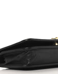 Lambskin Chevron Boy Wallet On Chain WOC Black