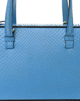 Snakeskin Small Postal Bag Sky Blue