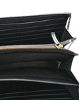 Calfskin Matelasse GG Marmont Chain Wallet Black