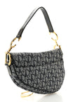 Monogram Saddle Bag Blue
