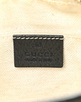 Jacquard Black Denim GG Monogram Textured Dollar Calfskin Mini Ophidia Shoulder Bag Black Ivory