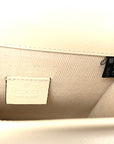 Textured Calfskin Crystal Mini Dionysus Shoulder Bag Mystic White