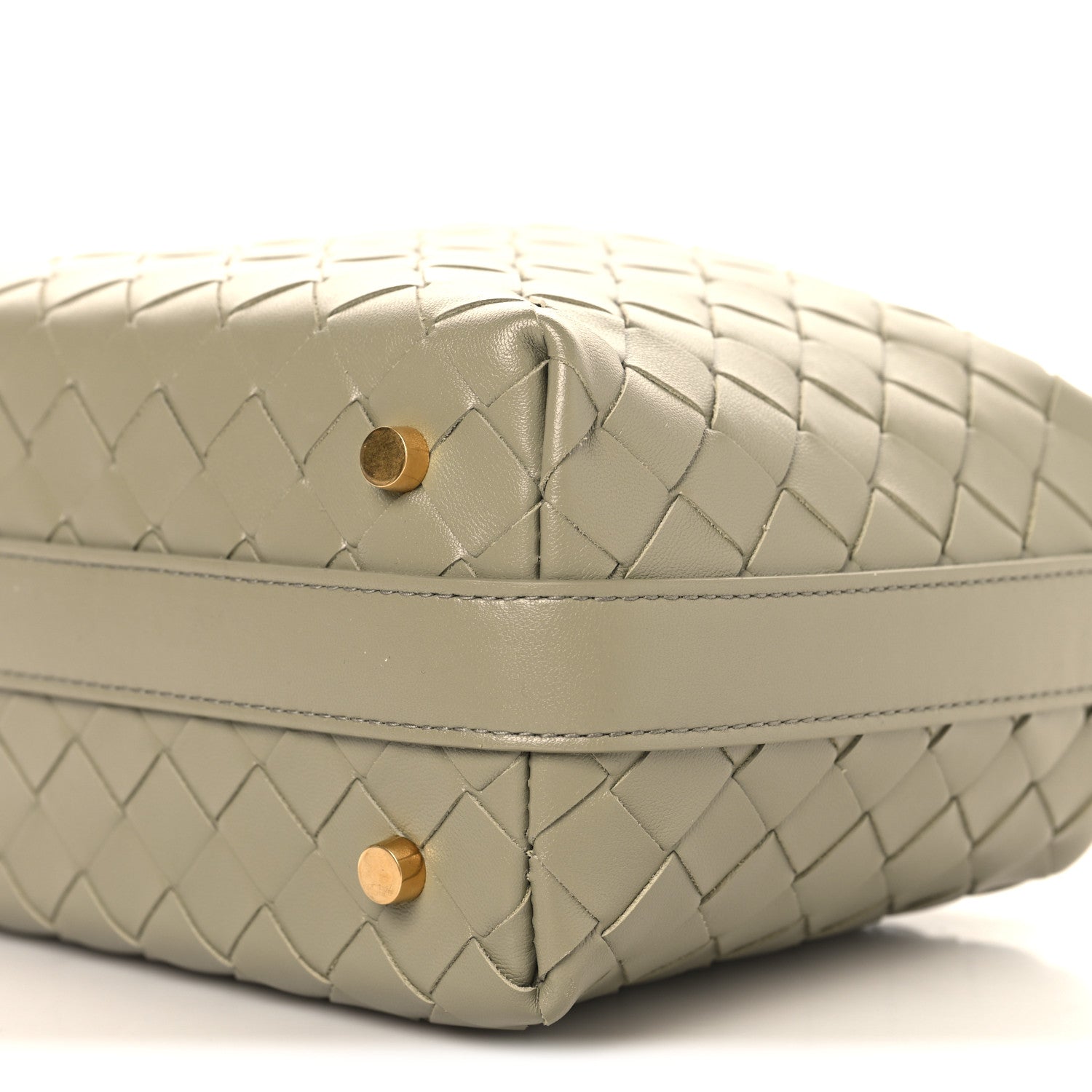 Calfskin Nappa Intrecciato Mini Wallace Travertine