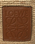 Raffia Mini Slit Tote Bag Natural Tan