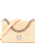 Patent Micro-Cannage Small D1ORama Flap Bag Rose