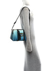 Damier Striped City Keepall Gradient Blue