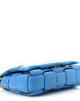 Lambskin Maxi Intrecciato Padded Chain Cassette Crossbody Bag Swimming Pool