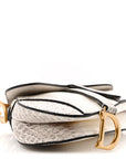 Niloticus Crocodile Himalaya Mini Saddle Bag Latte