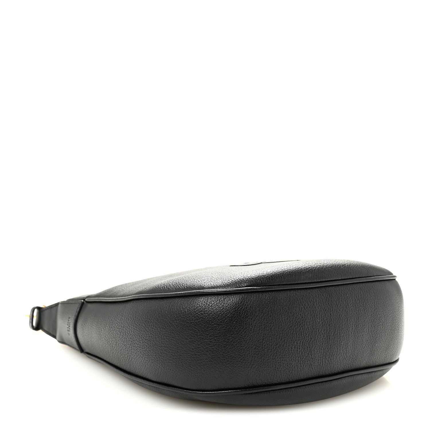 Supple Calfskin Cuir Triomphe Small Heloise Shoulder Bag Black