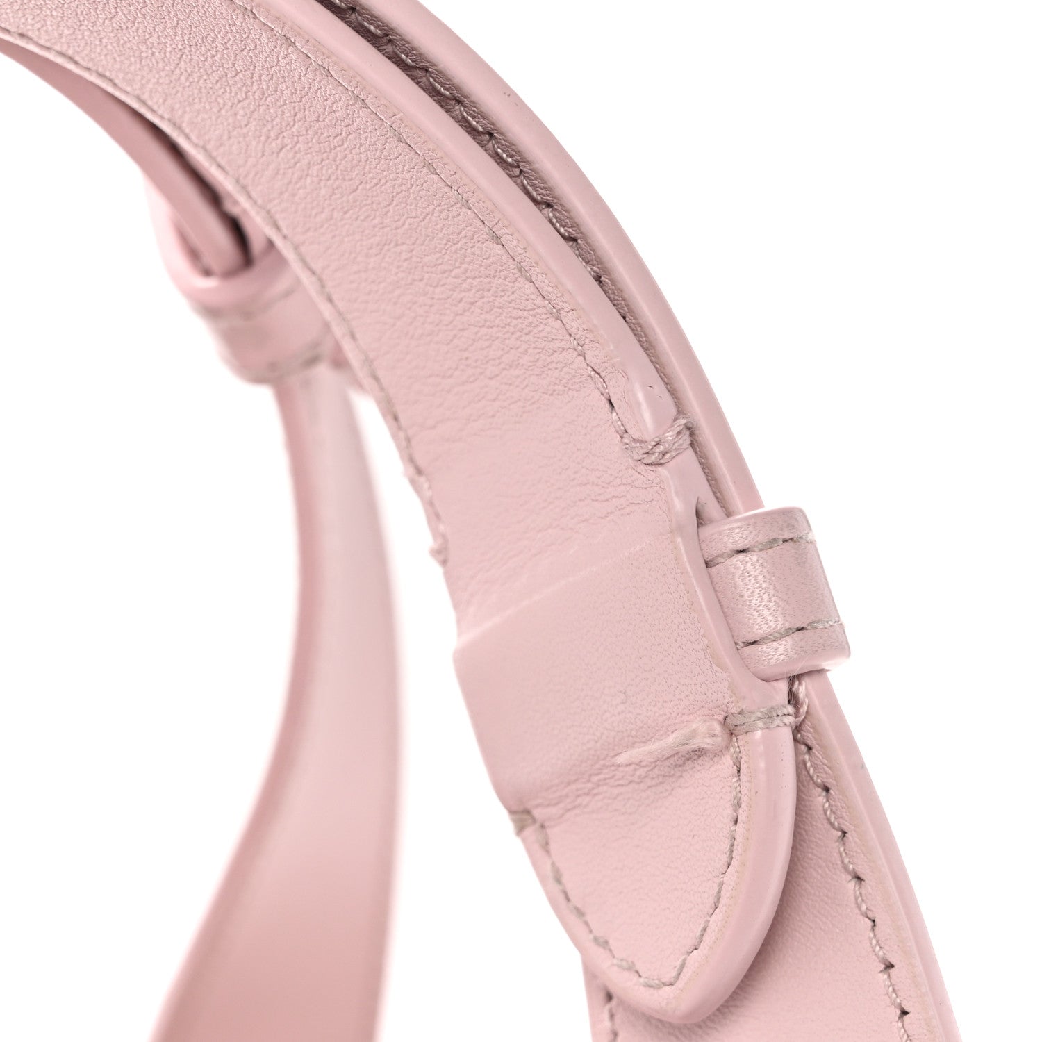 Calfskin Macrocannage Medium Toujours Powder Pink