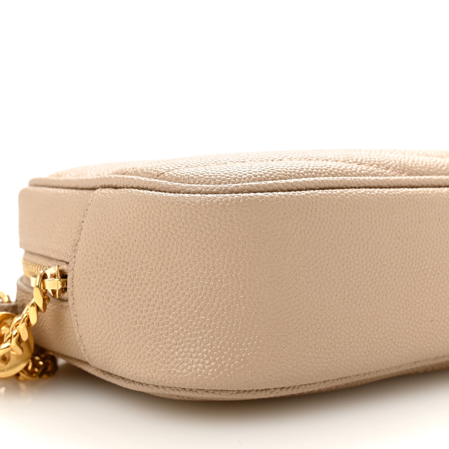 Grain De Poudre Matelasse Monogram Mini Lou Camera Bag Dark Beige