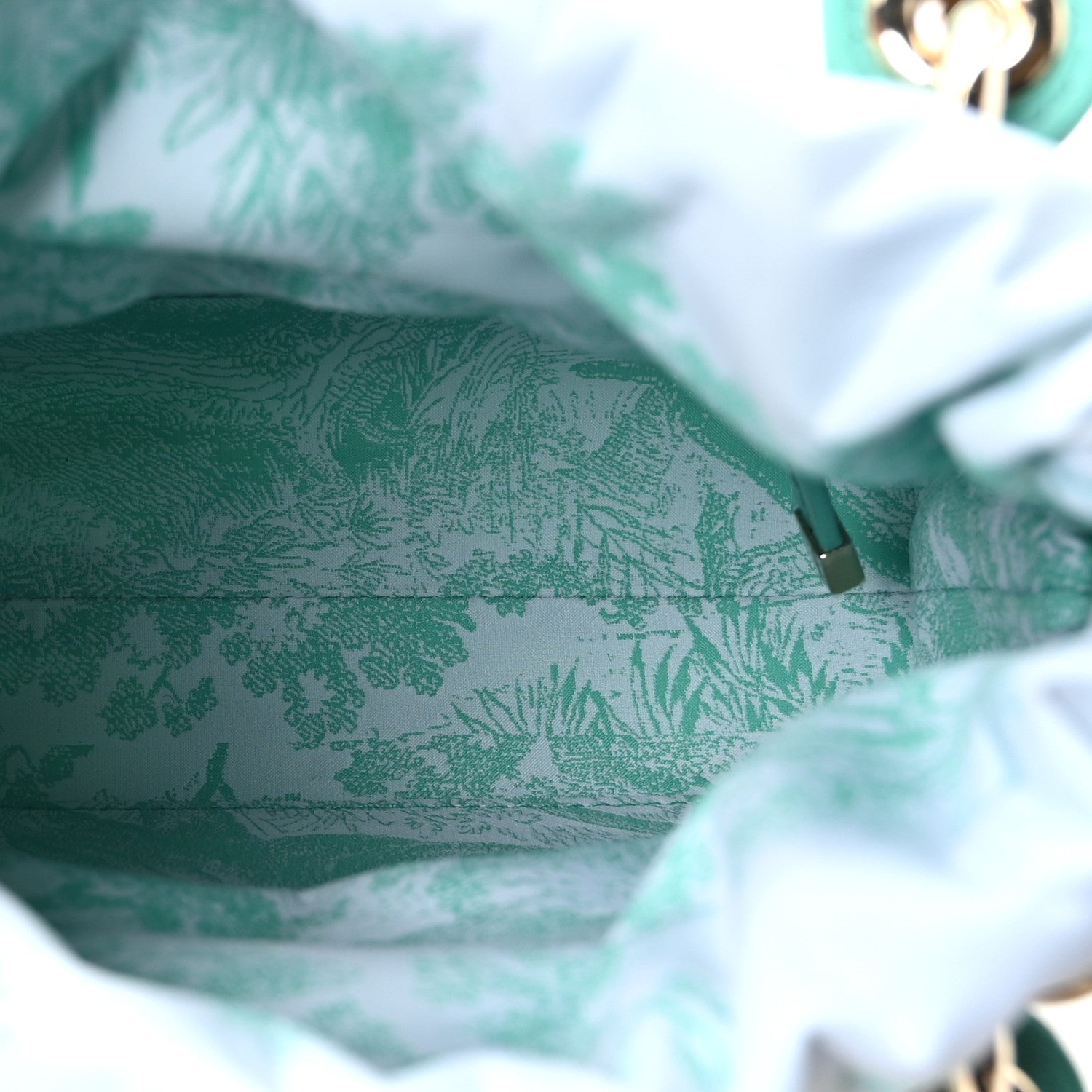Wicker Oblique Mini Lady D1OR Bag Aquamarina