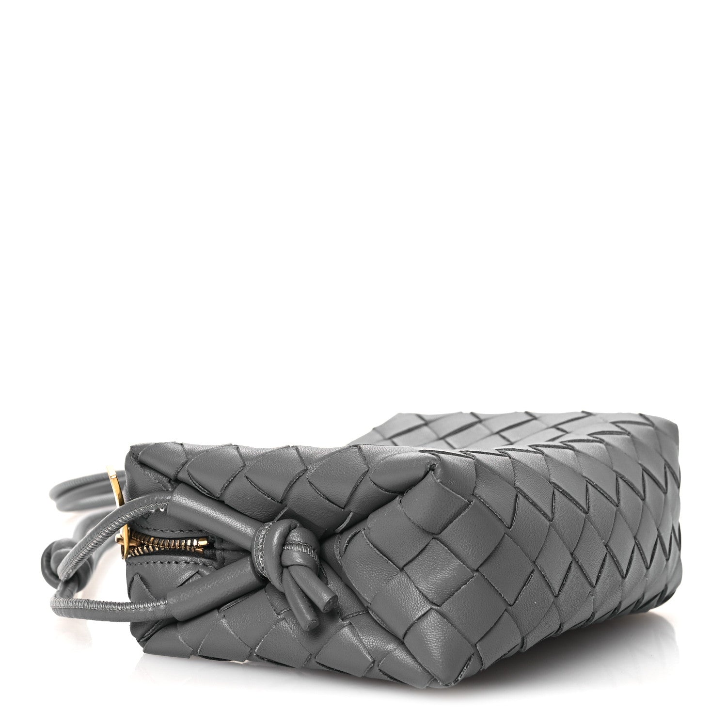 Nappa Intrecciato Mini Loop Camera Bag Thunder