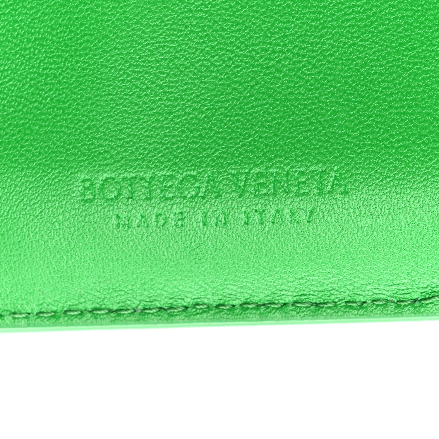 Nappa Maxi Intrecciato Card Holder Parakeet