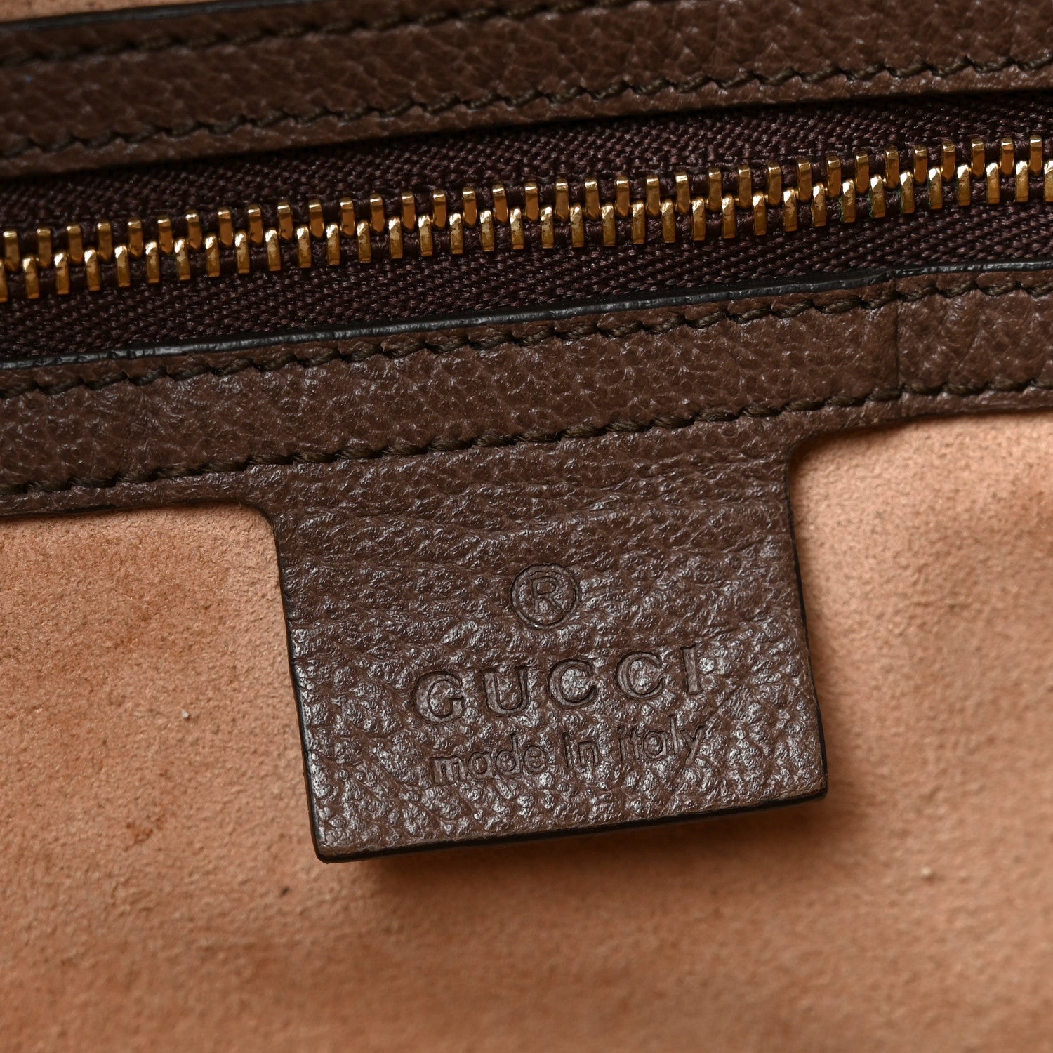 GG Supreme Monogram Medium Ophidia Shopping Tote Brown