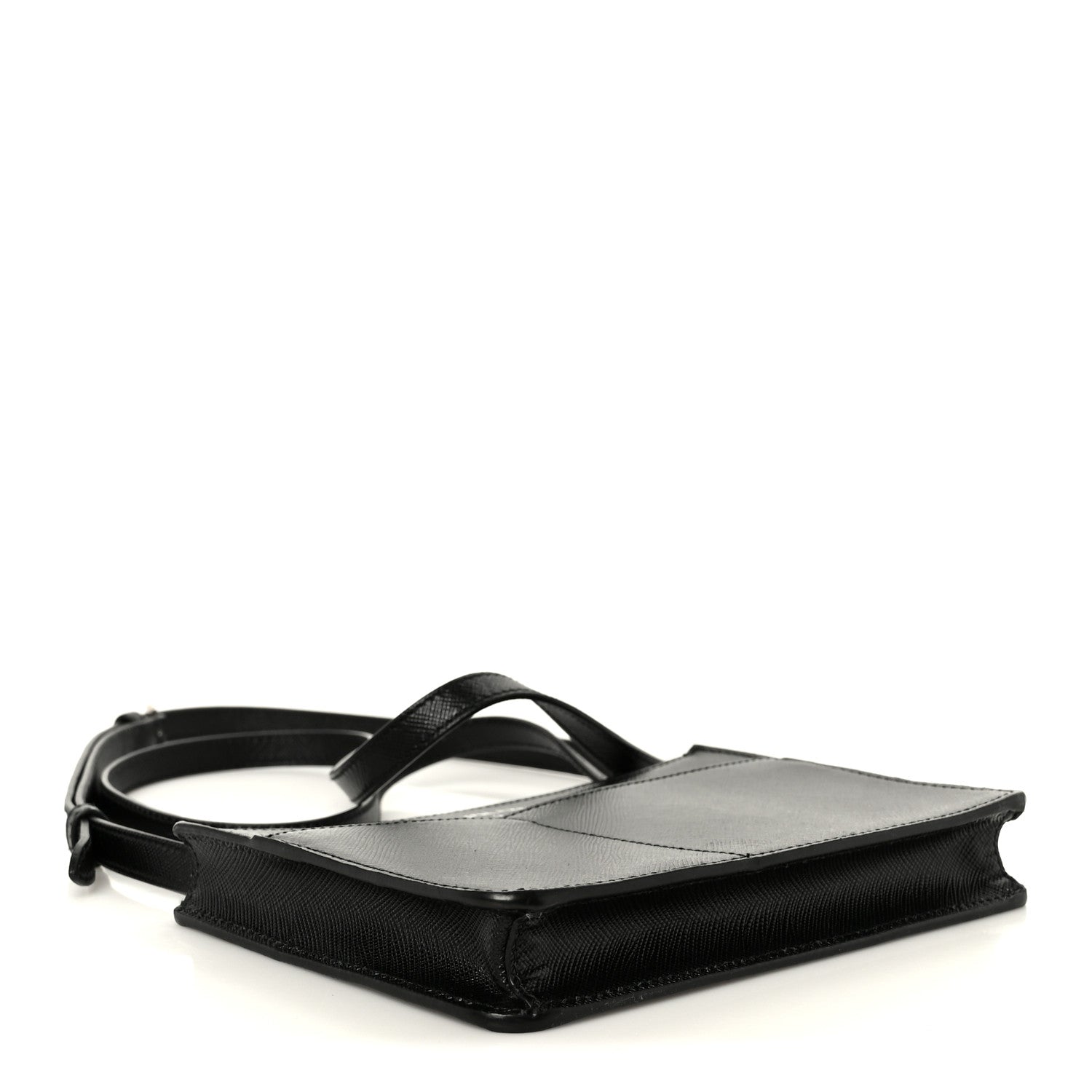 Saffiano Crossbody Bag Black
