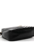 Calfskin Matelasse Monogram Lou Camera Bag Black
