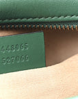 Calfskin Matelasse Small GG Marmont Chain Shoulder Bag Emerald Green
