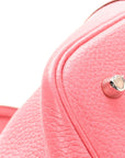 Taurillon Clemence Picotin Lock 22 MM Rose Azalee