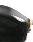 New Canvas Charisma Calfskin Crystal GG Monogram Mini Jackie 1961 Hobo Black